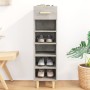 Schuhschrank aus grauem Beton-Sperrholz 30x35x105 cm von vidaXL, Schuhregale und Schuhorganisatoren - Ref: Foro24-812802, Pre...
