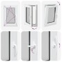 Ventana de sótano "RISOR" 50x75 cm oscilobatiente DIN izquierda blanca de , Ventanas - Ref: Foro24-4108342, Precio: 119,20 €,...