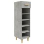 Schuhschrank aus grauem Beton-Sperrholz 30x35x105 cm von vidaXL, Schuhregale und Schuhorganisatoren - Ref: Foro24-812802, Pre...