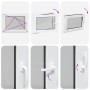Ventana de sótano "RISOR" 80x70 cm oscilobatiente DIN izquierda blanca | Foro24.es | Tu tienda online para hogar, jardín y más Foro24.es