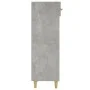 Mueble zapatero madera contrachapada gris hormigón 30x35x105 cm de vidaXL, Zapateros y organizadores de calzado - Ref: Foro24...