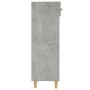 Schuhschrank aus grauem Beton-Sperrholz 30x35x105 cm von vidaXL, Schuhregale und Schuhorganisatoren - Ref: Foro24-812802, Pre...