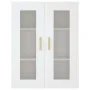 Armario de pared colgante blanco 69,5x34x90 cm de vidaXL, Aparadores - Ref: Foro24-812276, Precio: 90,37 €, Descuento: %