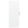 Armario de pared colgante blanco 69,5x34x90 cm de vidaXL, Aparadores - Ref: Foro24-812276, Precio: 90,37 €, Descuento: %