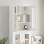 Armario de pared colgante blanco 69,5x34x90 cm de vidaXL, Aparadores - Ref: Foro24-812276, Precio: 91,63 €, Descuento: %