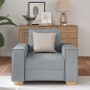 Sillón sofá gris claro 60 cm tela von , Sofas - Ref: Foro24-4104960, Preis: 159,94 €, Rabatt: %