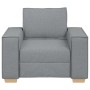 Sillón sofá gris claro 60 cm tela von , Sofas - Ref: Foro24-4104960, Preis: 159,94 €, Rabatt: %