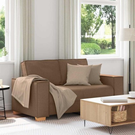Sofá de 2 plazas  de tela marrón, 120 cm | Foro24.es | Tu tienda online para hogar, jardín y más Foro24.es