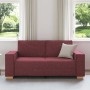 Sofá de 2 plazas  rojo vino 140 cm tela | Foro24.es | Tu tienda online para hogar, jardín y más Foro24.es