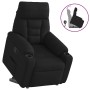 Sillón reclinable elevable tela de microfibra negro | Foro24.es | Tu tienda online para hogar, jardín y más Foro24.es