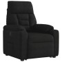 Sillón reclinable elevable tela de microfibra negro | Foro24.es | Tu tienda online para hogar, jardín y más Foro24.es