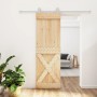 Puerta corredera con herrajes madera maciza de pino 70x210 cm von , Türen - Ref: Foro24-3203116, Preis: 176,30 €, Rabatt: %