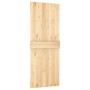 Puerta corredera con herrajes madera maciza de pino 80x210 cm by , Doors - Ref: Foro24-3202999, Price: 168,89 €, Discount: %