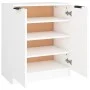 Weißer Schuhschrank aus Sperrholz, 59 x 35 x 70 cm von vidaXL, Schuhregale und Schuhorganisatoren - Ref: Foro24-811421, Preis...