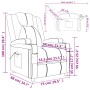Sillón de masaje de cuero sintético rojo tinto | Foro24.es | Tu tienda online para hogar, jardín y más Foro24.es