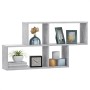 Estante de pared madera contrachapada gris hormigón 100x18x53cm | Foro24.es | Tu tienda online para hogar, jardín y más Foro24.es