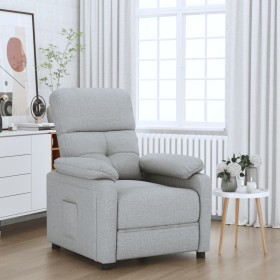 Sillón reclinable de tela gris claro by , Armchairs - Ref: Foro24-289662, Price: 184,28 €, Discount: %