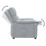 Sillón reclinable de tela gris claro by , Armchairs - Ref: Foro24-289662, Price: 184,28 €, Discount: %