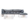 Muebles de jardín de palés cojines grises madera verde 4 uds by , Garden sets - Ref: Foro24-277393, Price: 419,45 €, Discount: %