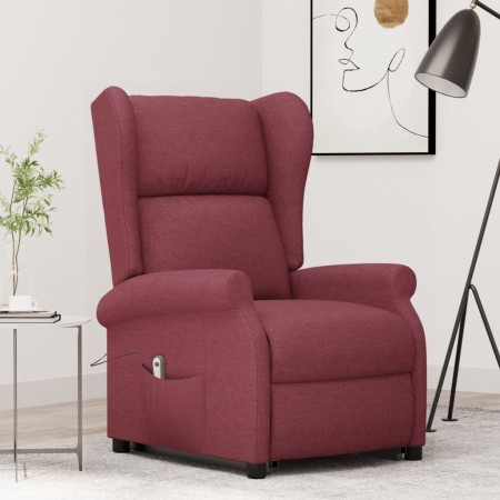 Sillón elevable tela rojo tinto | Foro24.es | Tu tienda online para hogar, jardín y más Foro24.es