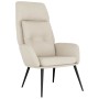 Sillón de relax de piel de ante sintética color crema by , Armchairs - Ref: Foro24-341284, Price: 95,15 €, Discount: %