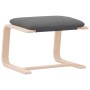 Reposapiés de tela gris oscuro 51x41x40 cm by , Ottomans - Ref: Foro24-352300, Price: 56,37 €, Discount: %