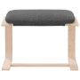 Reposapiés de tela gris oscuro 51x41x40 cm by , Ottomans - Ref: Foro24-352300, Price: 56,37 €, Discount: %