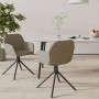 Sillas de comedor giratorias 2 uds de terciopelo gris claro | Foro24.es | Tu tienda online para hogar, jardín y más Foro24.es