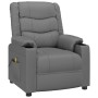 Sillón de masaje de cuero sintético gris de , Sillones de masaje eléctricos - Ref: Foro24-348052, Precio: 214,64 €