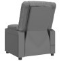 Sillón de masaje de cuero sintético gris de , Sillones de masaje eléctricos - Ref: Foro24-348052, Precio: 214,64 €