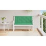Cojín de banco de jardín tela Oxford verde 120x(50+50)x7 cm by , Cushions for chairs and sofas - Ref: Foro24-315009, Price: 5...