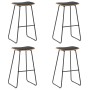 Taburetes de cocina 4 unidades cuero sintético negro von , Küchenhocker - Ref: Foro24-3054560, Preis: 300,50 €, Rabatt: %
