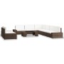 Juego de muebles de jardín 9 piezas ratán sintético marrón | Foro24.es | Tu tienda online para hogar, jardín y más Foro24.es