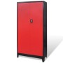 Armario de herramientas con baúl acero negro/rojo 90x40x180 cm by , Tool cabinets - Ref: Foro24-3054555, Price: 493,89 €, Dis...