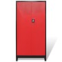 Armario de herramientas con baúl acero negro/rojo 90x40x180 cm by , Tool cabinets - Ref: Foro24-3054555, Price: 493,89 €, Dis...
