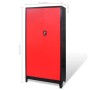 Armario de herramientas con baúl acero negro/rojo 90x40x180 cm by , Tool cabinets - Ref: Foro24-3054555, Price: 493,89 €, Dis...