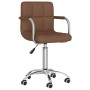 Silla de oficina giratoria de tela marrón by , Office chairs - Ref: Foro24-334670, Price: 82,61 €, Discount: %
