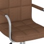 Silla de oficina giratoria de tela marrón by , Office chairs - Ref: Foro24-334670, Price: 82,61 €, Discount: %