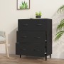 Black engineered wood sideboard 69.5x34x90 cm by vidaXL, Sideboards - Ref: Foro24-812160, Price: 86,49 €, Discount: %