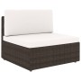Juego muebles de jardín 8 pzas y cojines ratán sintético marrón | Foro24.es | Tu tienda online para hogar, jardín y más Foro24.es