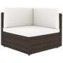 Juego muebles de jardín 8 pzas y cojines ratán sintético marrón | Foro24.es | Tu tienda online para hogar, jardín y más Foro24.es