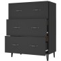 Black engineered wood sideboard 69.5x34x90 cm by vidaXL, Sideboards - Ref: Foro24-812160, Price: 86,49 €, Discount: %