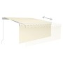 Toldo retráctil manual con persiana y luz LED crema 3x2,5 m von , Markisen - Ref: Foro24-3069262, Preis: 306,05 €, Rabatt: %