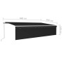 Toldo retráctil manual con persiana antracita 6x3 m von , Markisen - Ref: Foro24-3069359, Preis: 610,83 €, Rabatt: %