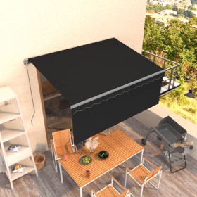 Toldo retráctil manual con persiana gris antracita 3,5x2,5 m von , Markisen - Ref: Foro24-3069399, Preis: 246,09 €, Rabatt: %