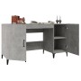 Schreibtisch aus grauem Sperrholz 140x50x75 cm von vidaXL, Schreibtische - Ref: Foro24-812775, Preis: 112,02 €, Rabatt: %