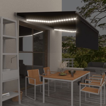 Toldo automático persiana LED y sensor viento antracita 4,5x3 m von , Markisen - Ref: Foro24-3069454, Preis: 560,05 €, Rabatt: %
