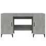 Plywood gray concrete 140x50x75 cm wooden desk by vidaXL, Desks - Ref: Foro24-812775, Price: 110,65 €, Discount: %