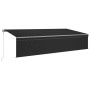 Toldo automático persiana LED sensor viento gris antracita 6x3m von , Markisen - Ref: Foro24-3069494, Preis: 709,71 €, Rabatt: %