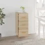 Plywood oak Sonoma color sideboard 34.5x34x90 cm by vidaXL, Sideboards - Ref: Foro24-812342, Price: 64,18 €, Discount: %